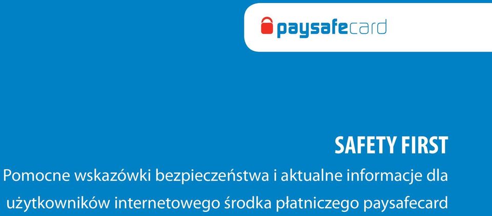 informacje dla użytkowników