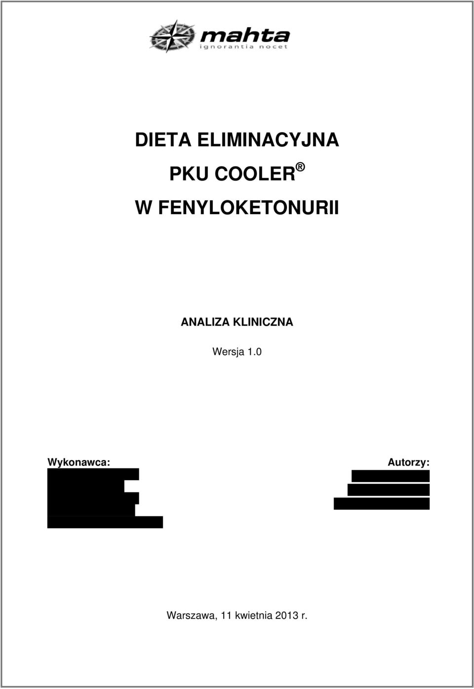 KLINICZNA Wersja 1.