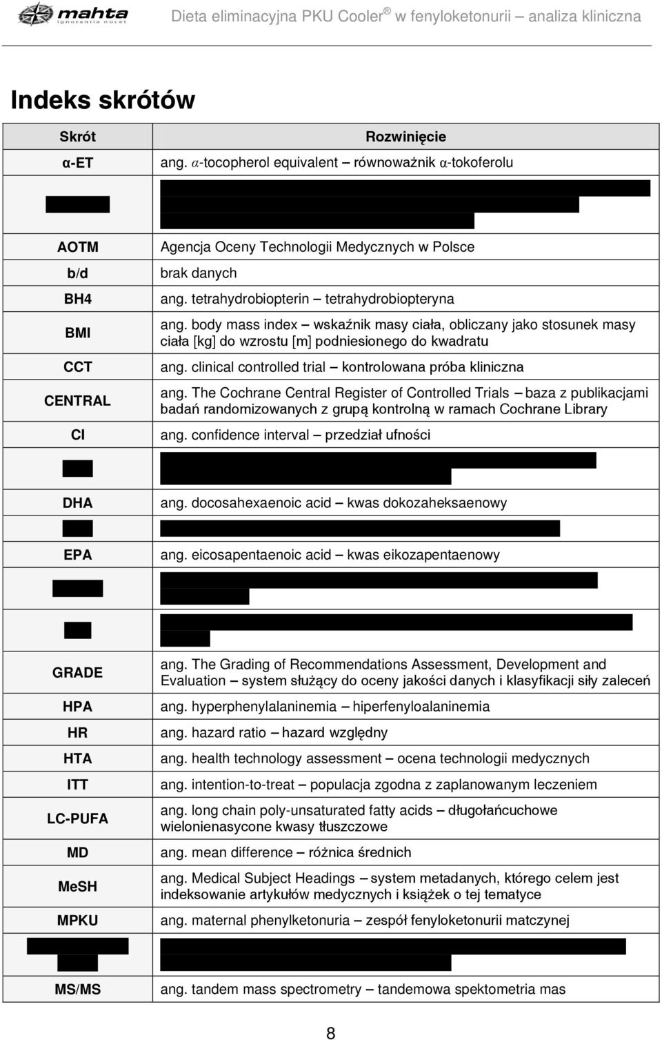 clinical controlled trial kontrolowana próba kliniczna ang.