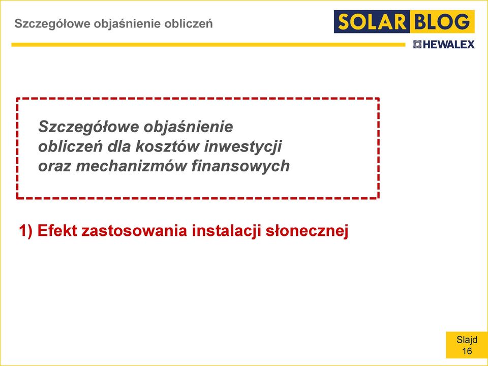 finansowych 1) Efekt zastosowania