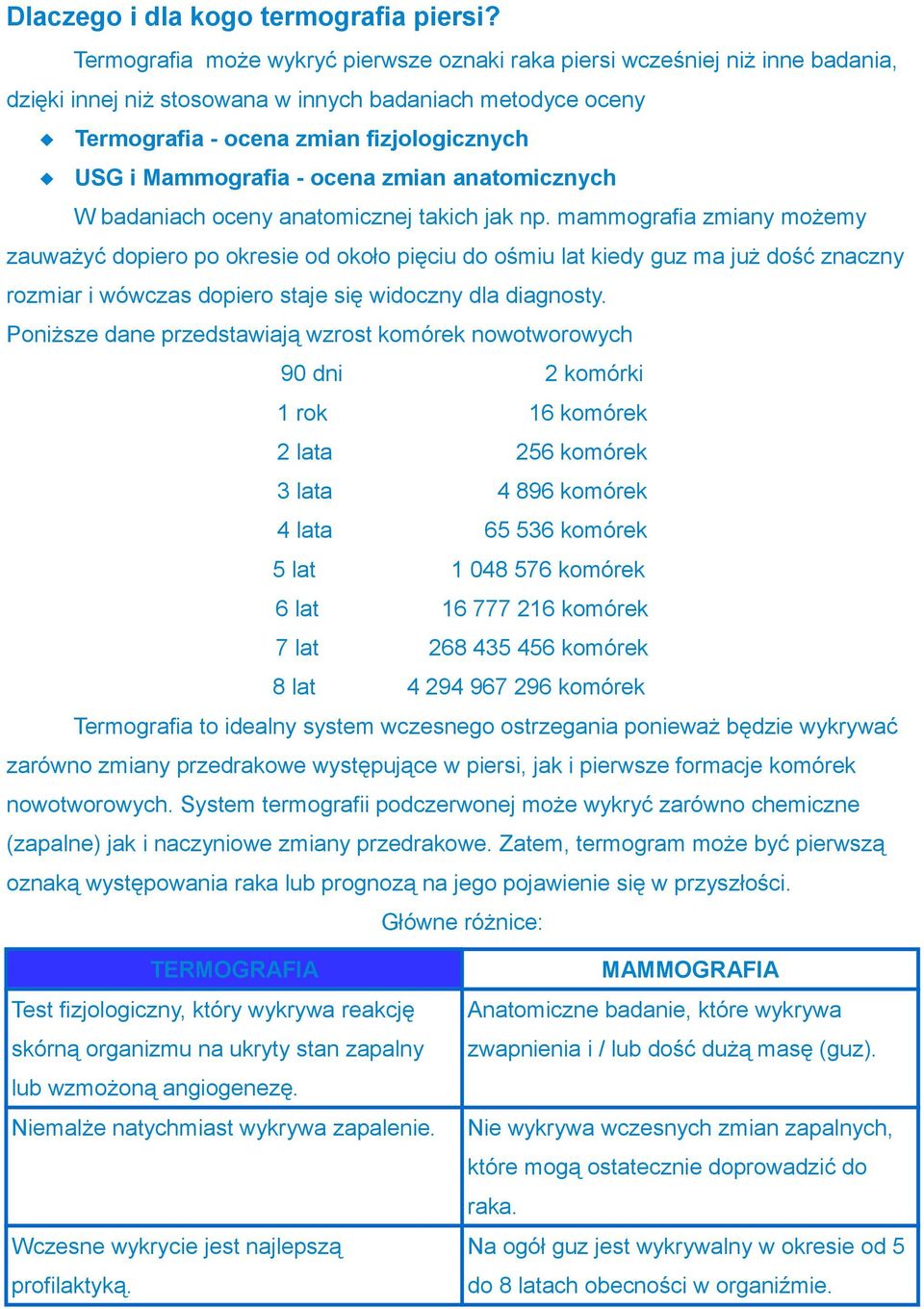 Mammografia - ocena zmian anatomicznych W badaniach oceny anatomicznej takich jak np.