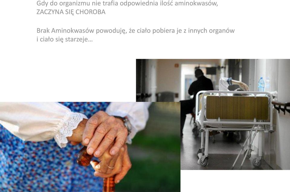 Brak Aminokwasów powoduję, że ciało
