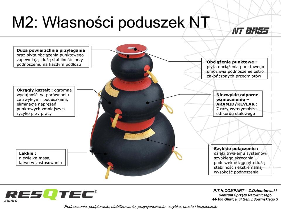 zmniejszya ryzyko przy pracy Niezwykle odporne wzmocnienie ARAMID/KEVLAR : 7 razy wytrzymalsze od kordu stalowego Lekkie : niewielka masa, atwe w zastosowaniu Szybkie