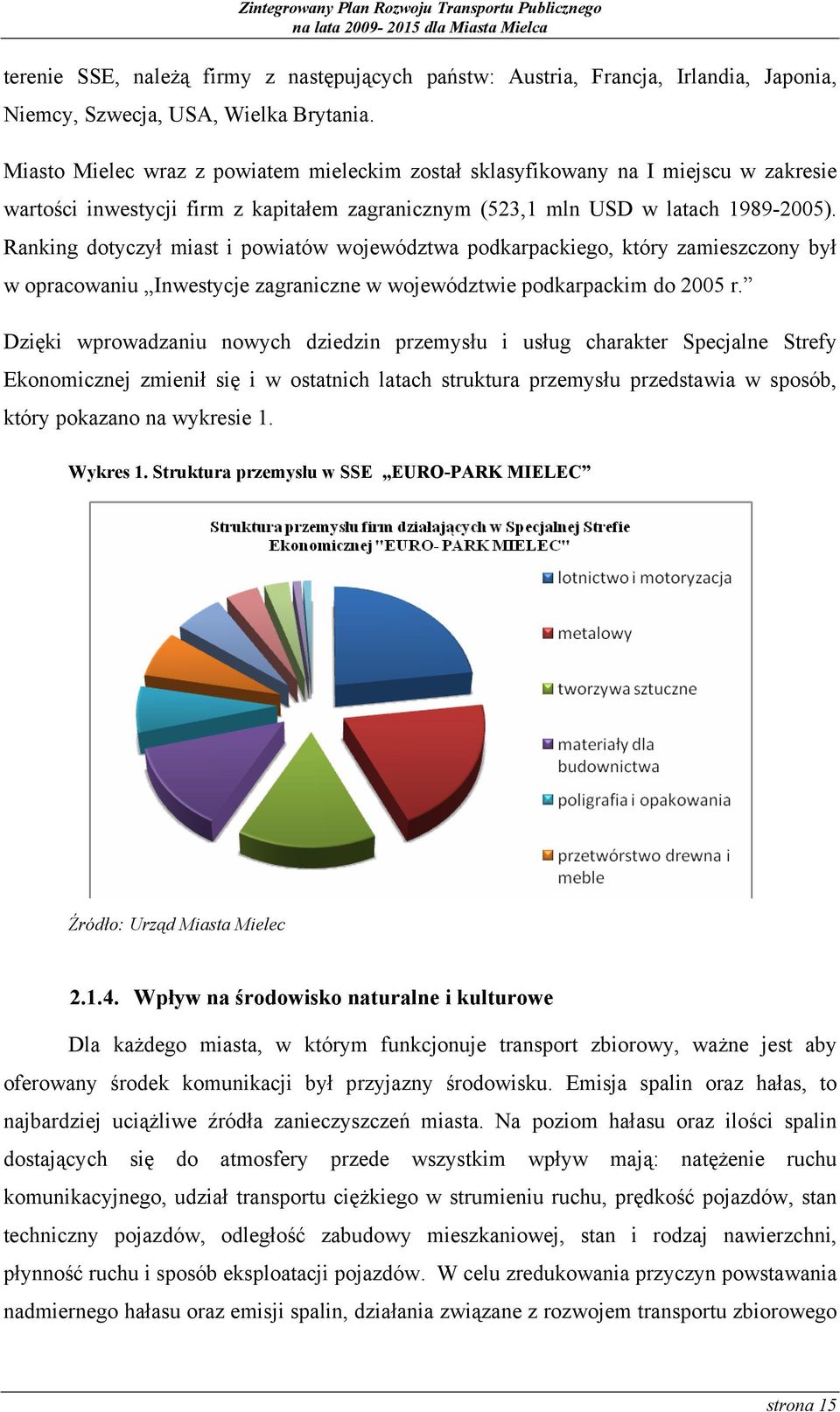Ranking dotyczył miast i powiatów województwa podkarpackiego, który zamieszczony był w opracowaniu Inwestycje zagraniczne w województwie podkarpackim do 2005 r.