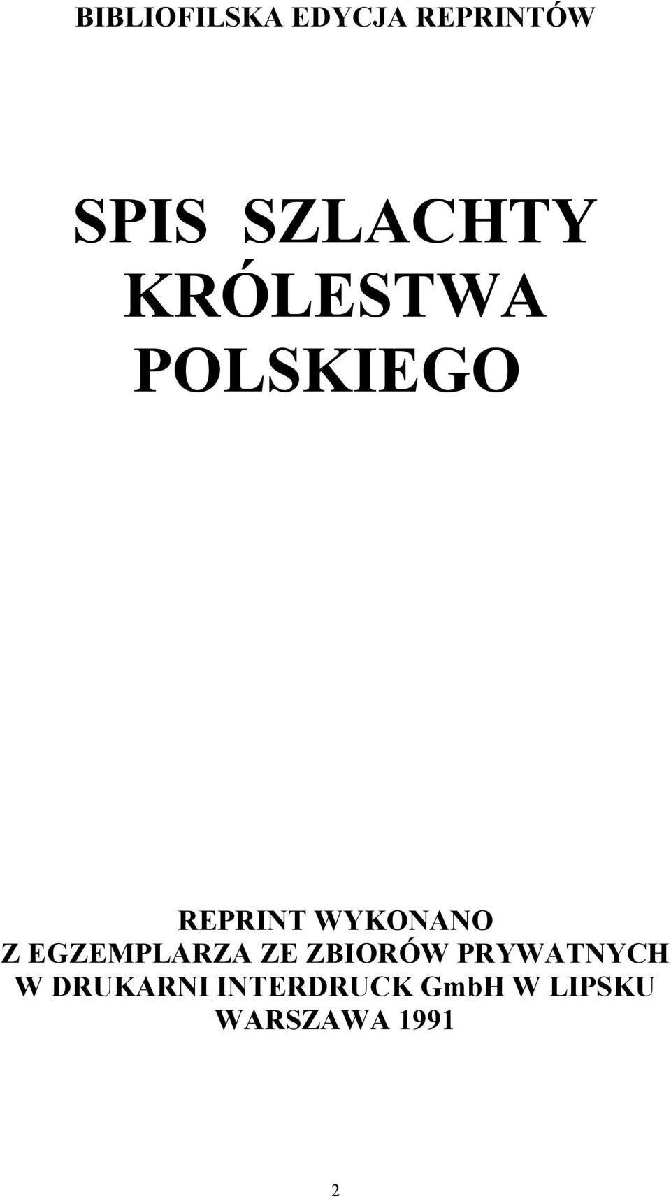 WYKONANO Z EGZEMPLARZA ZE ZBIORÓW