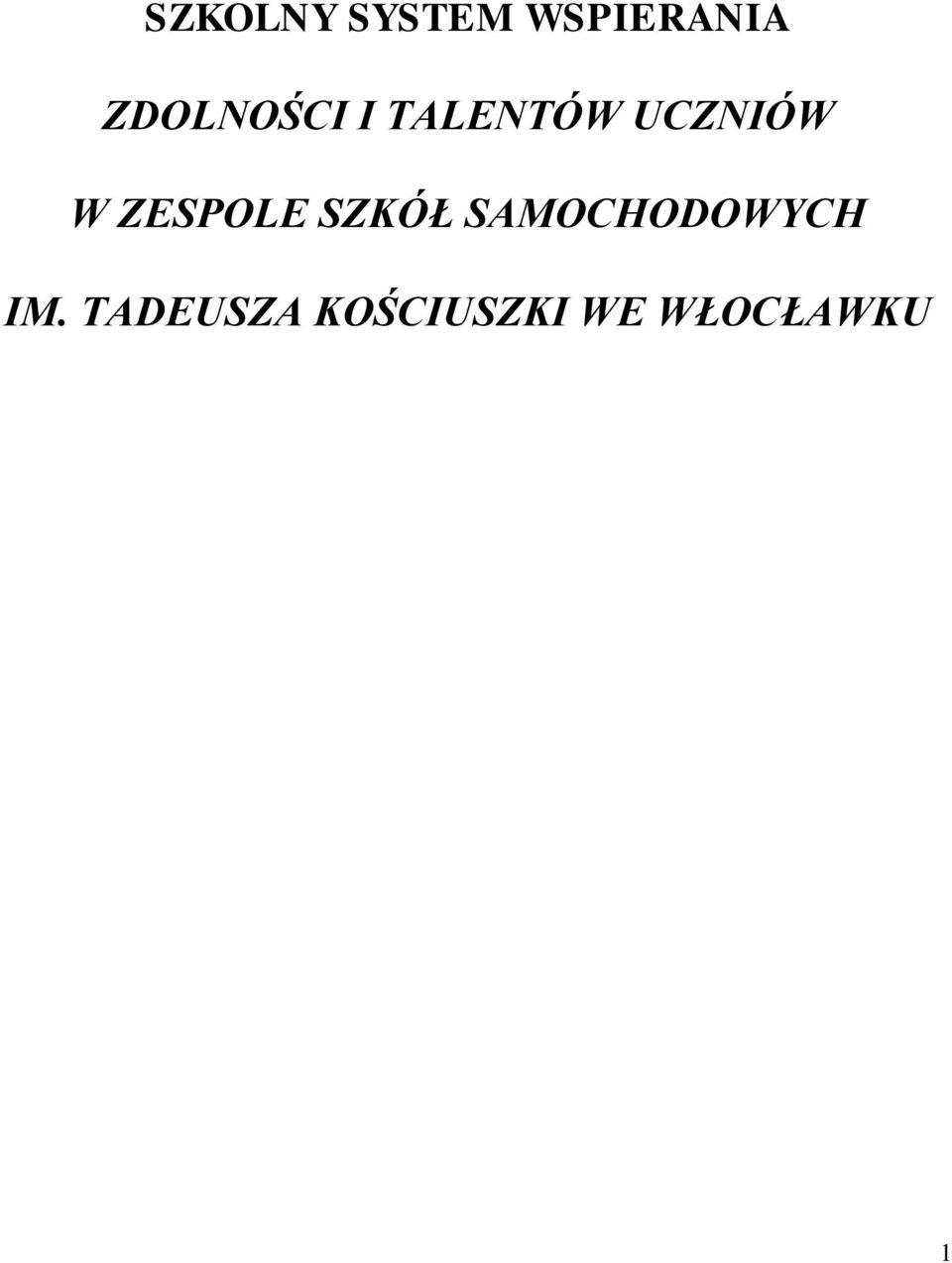 ZESPOLE SZKÓŁ SAMOCHODOWYCH IM.