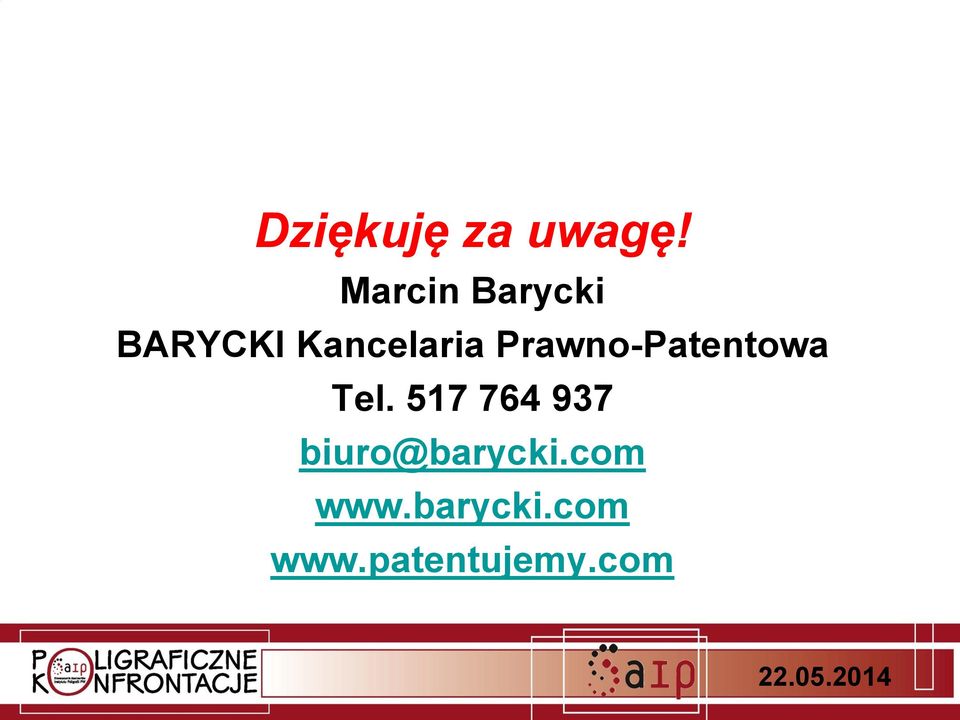 Prawno-Patentowa Tel.