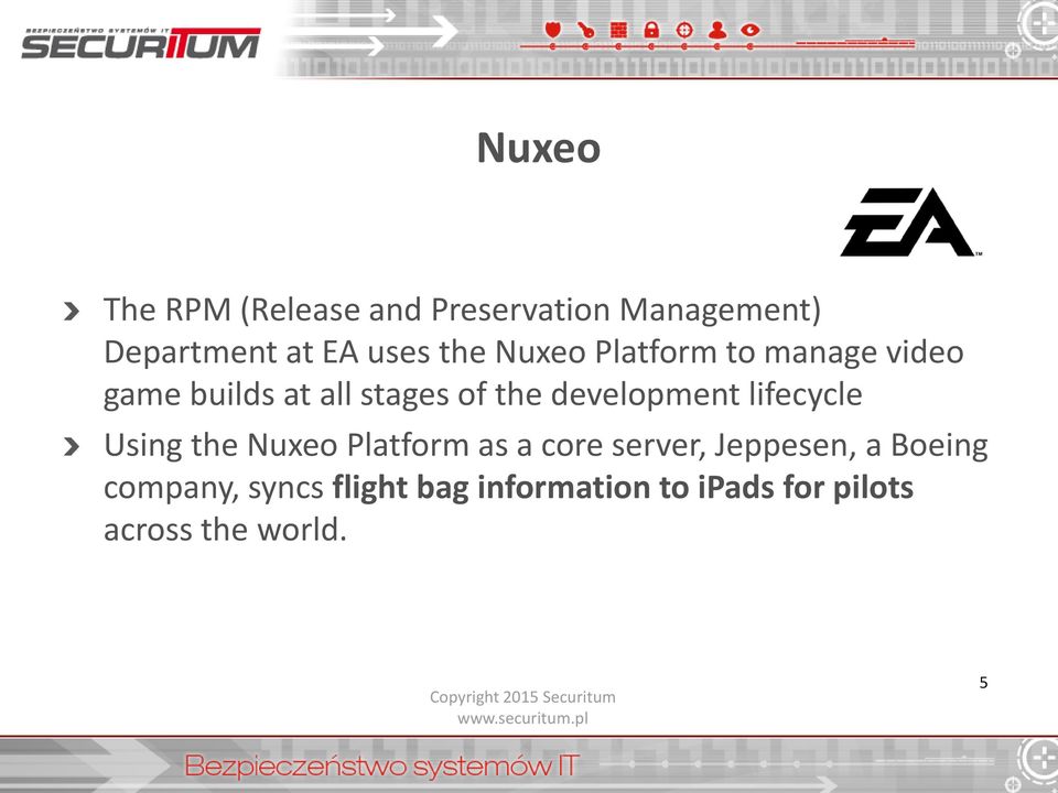 lifecycle Using the Nuxeo Platform as a core server, Jeppesen, a Boeing company,