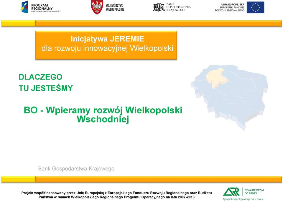 JESTEŚMY BO - Wpieramy rozwój