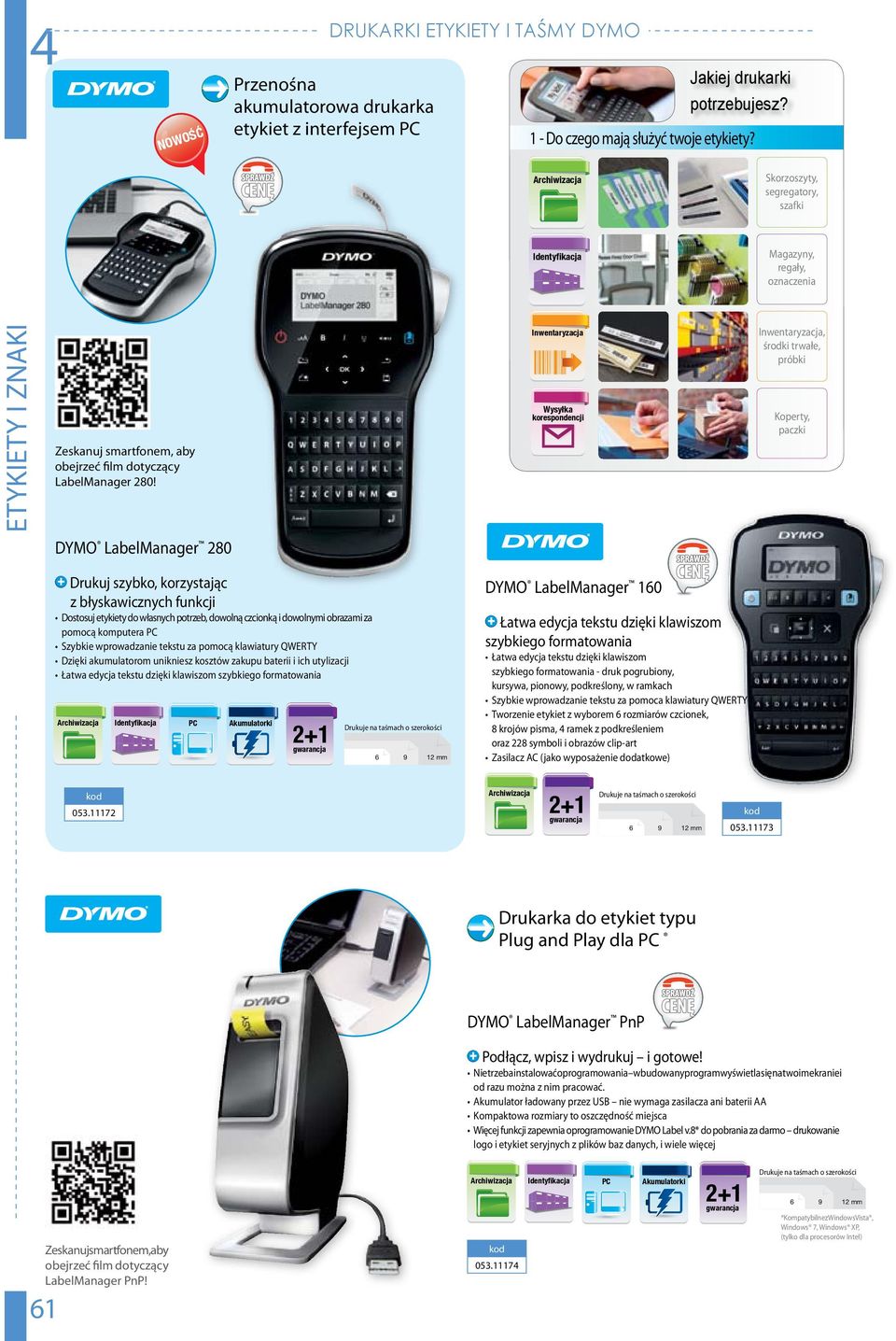 smartfonem, aby obejrzeć film dotyczący LabelManager 280!