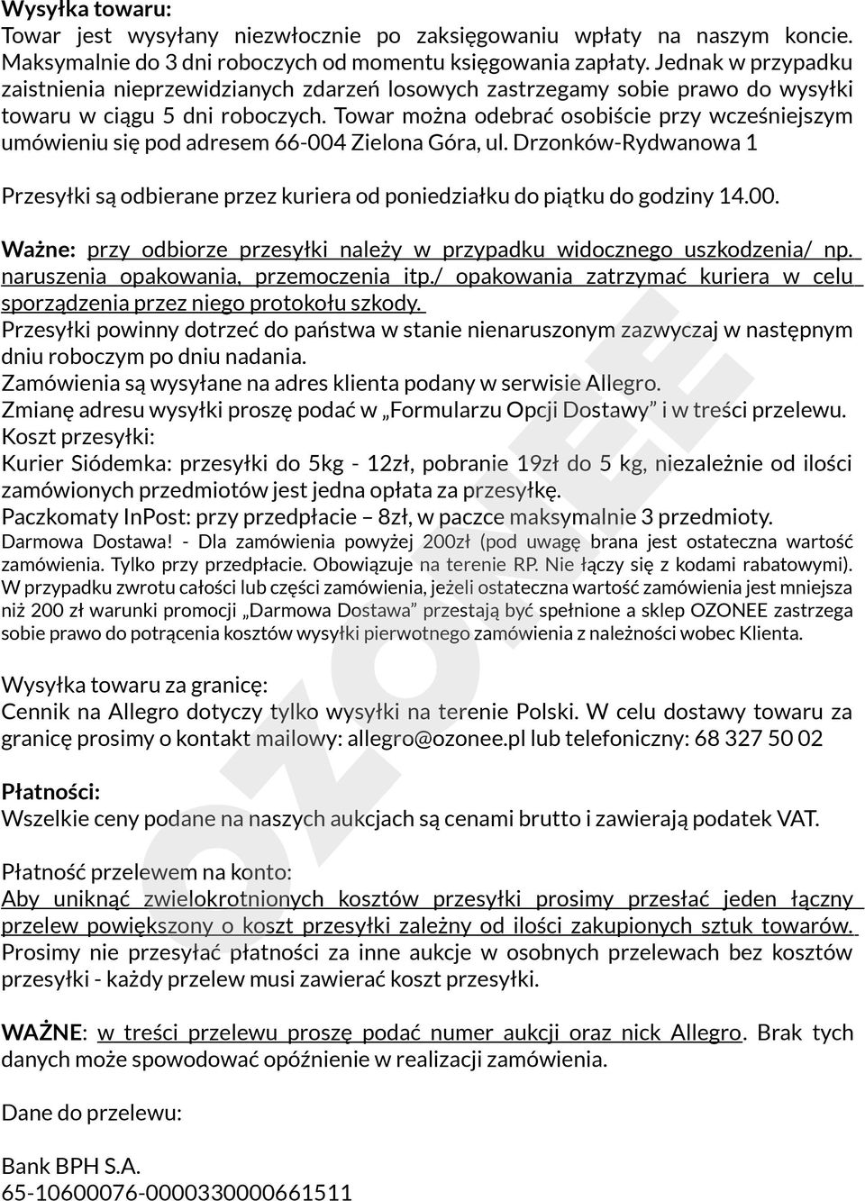 Firma: ALPHA FASHION NIP: REGON: Dane kontaktowe: ul. Drzonków-Rydwanowa 1,  Zielona Góra. - PDF Free Download