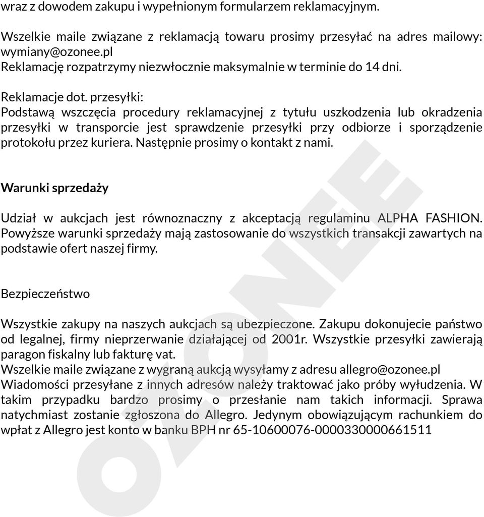 przesyłki: Podstawą wszczęcia procedury reklamacyjnej z tytułu uszkodzenia lub okradzenia przesyłki w transporcie jest sprawdzenie przesyłki przy odbiorze i sporządzenie protokołu przez kuriera.