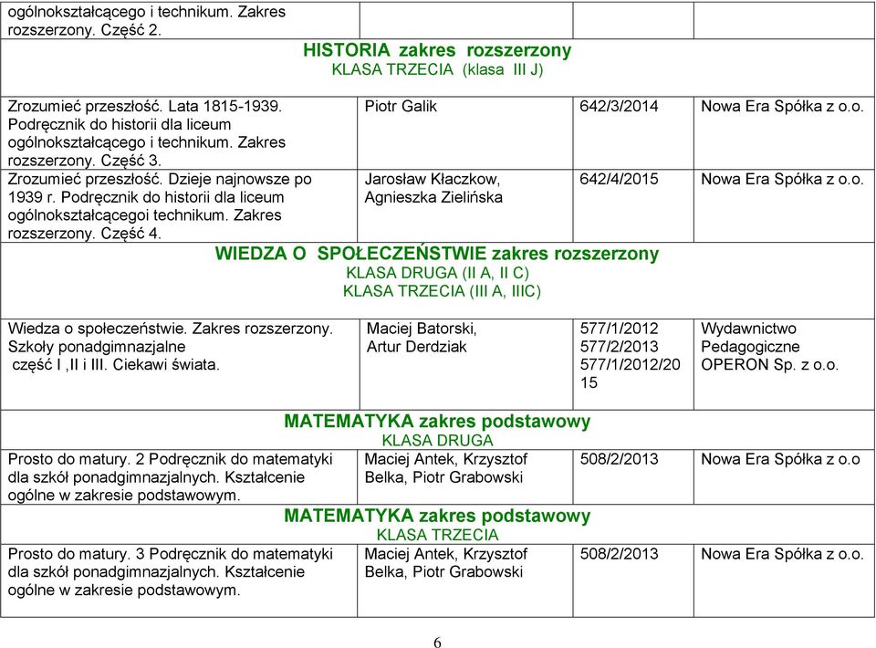 Podręcznik do historii dla liceum ogólnokształcącegoi technikum. Zakres rozszerzony. Część 4.