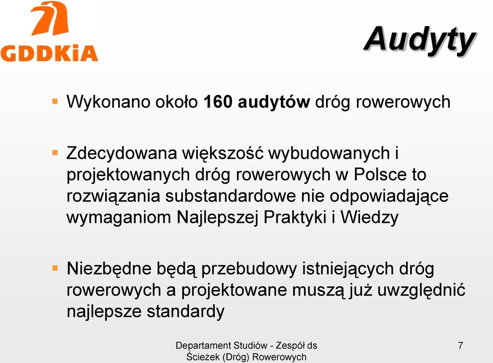 substandardowe nie odpowiadające wymaganiom Najlepszej Praktyki i Wiedzy