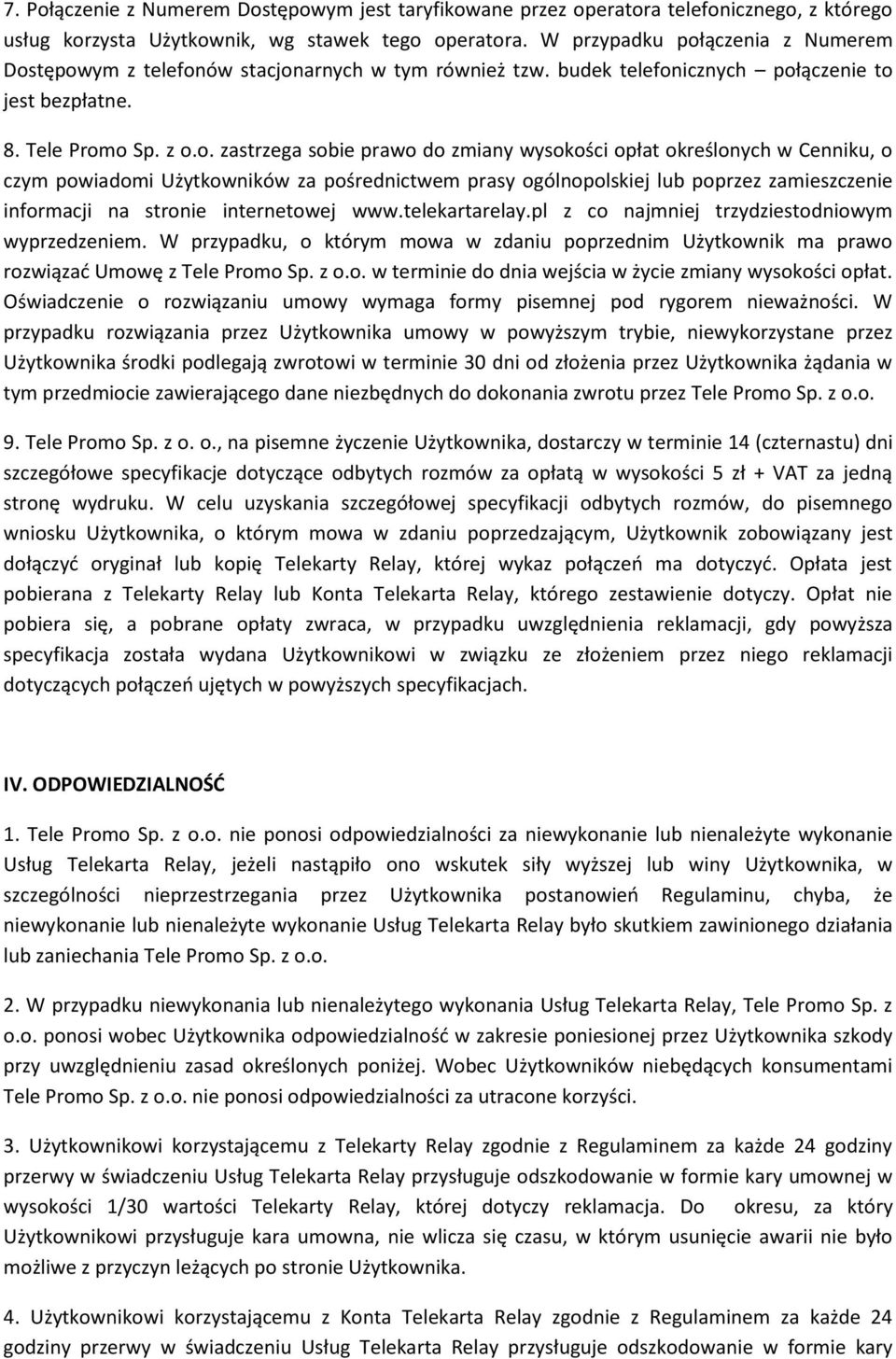 ączenia z Numerem Dos