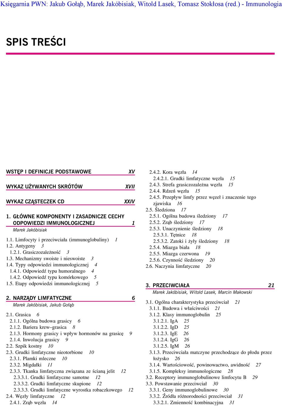 4. Typy odpowiedzi immunologicznej 4 1.4.1. Odpowiedź typu humoralnego 4 1.4.2. Odpowiedź typu komórkowego 5 1.5. Etapy odpowiedzi immunologicznej 5 2.