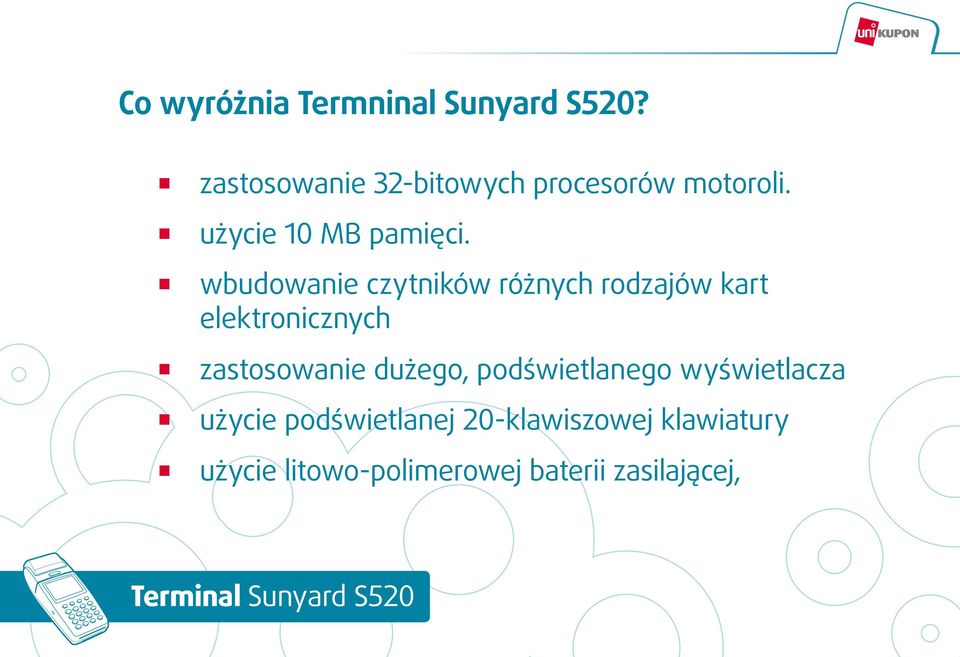 wbudowanie czytników różnych rodzajów kart elektronicznych zastosowanie dużego,