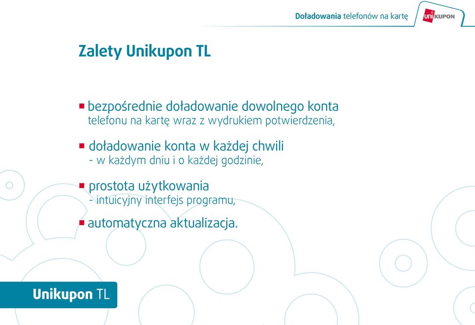 doładowanie konta w każdej chwili - w każdym dniu i o każdej