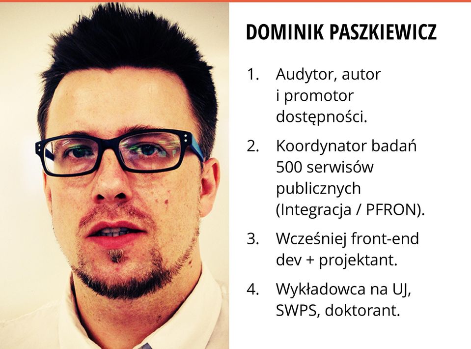 Koordynator badań 500 serwisów publicznych