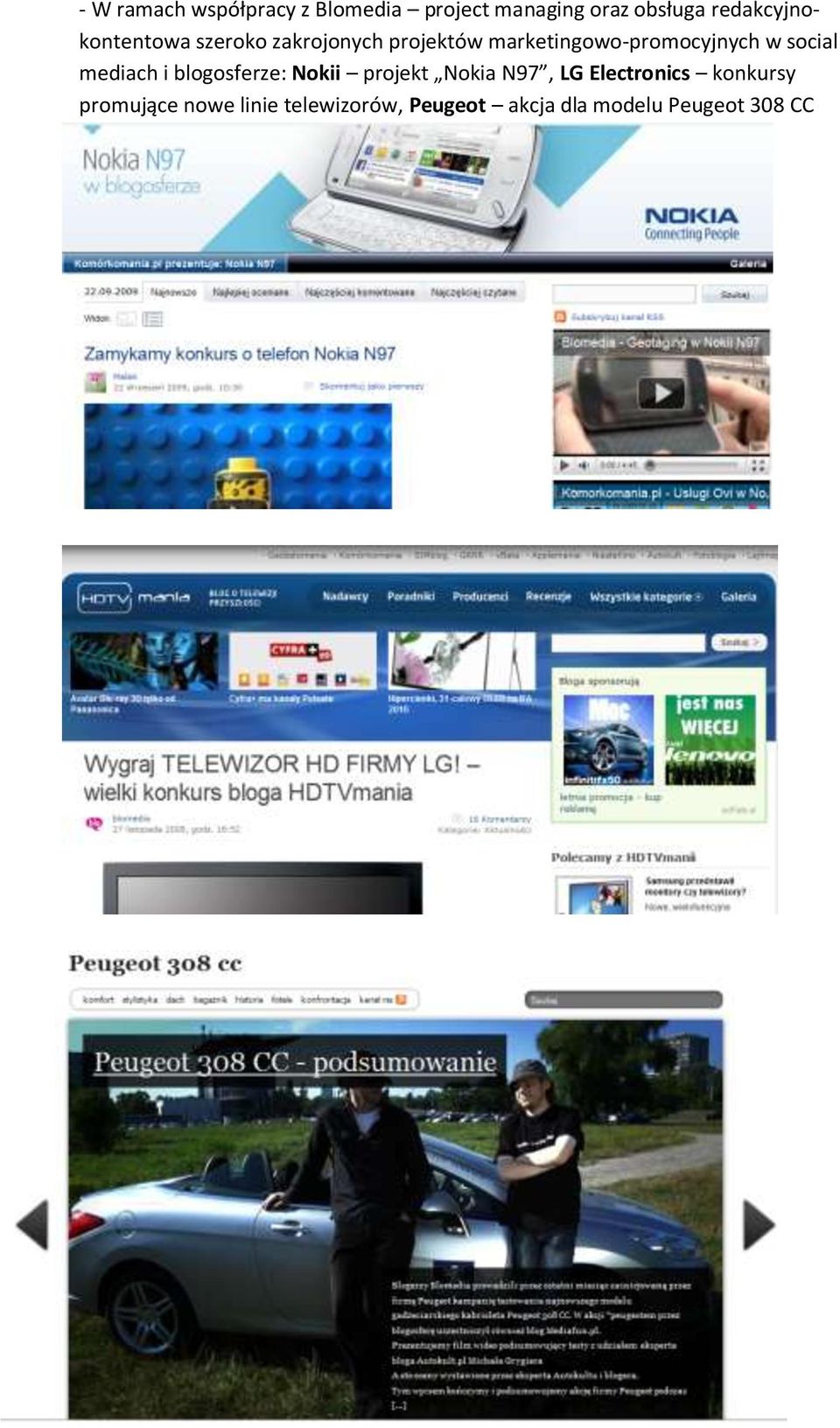 marketingowo-promocyjnych w social mediach i blogosferze: Nokii projekt