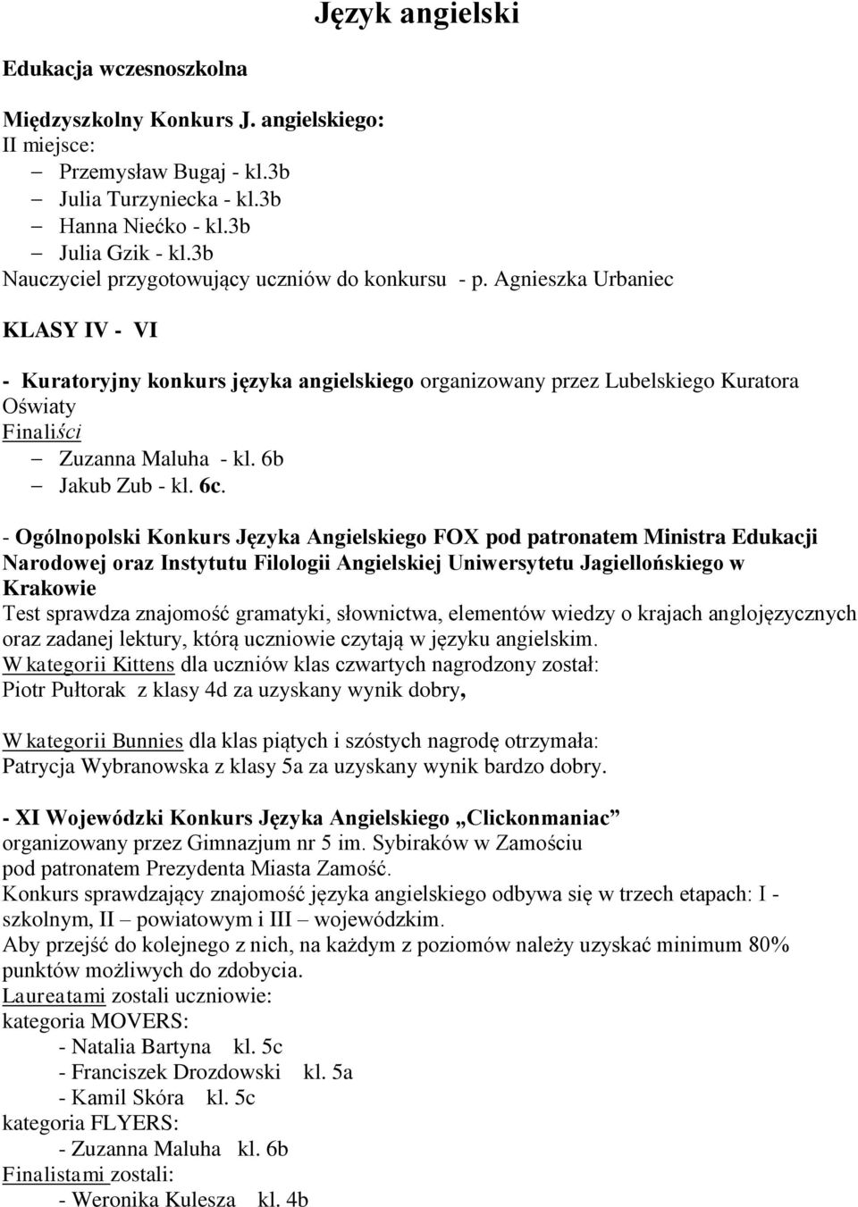 6b Jakub Zub - kl. 6c.