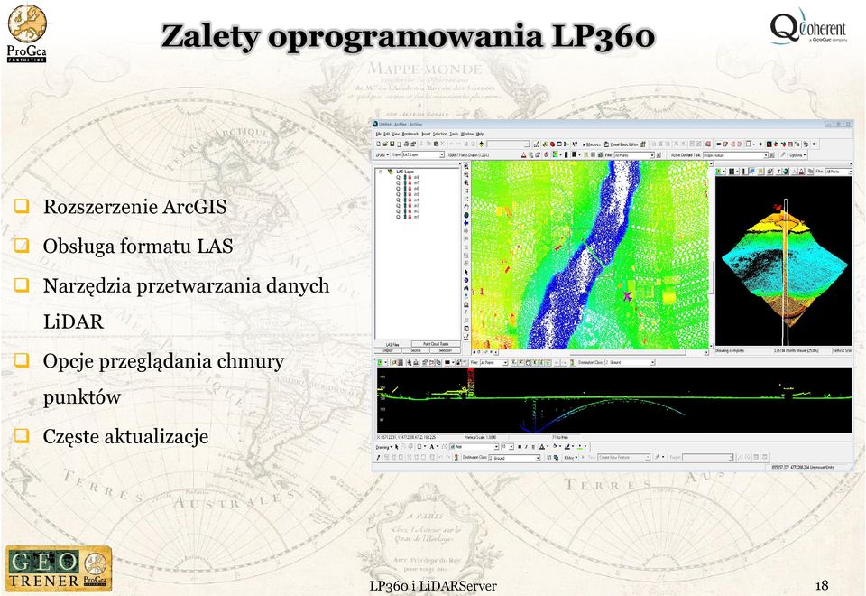 przetwarzania danych LiDAR Opcje