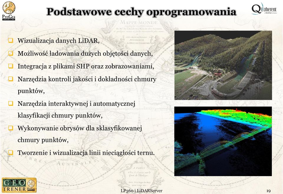 chmury punktów, Narzędzia interaktywnej i automatycznej klasyfikacji chmury punktów, Wykonywanie