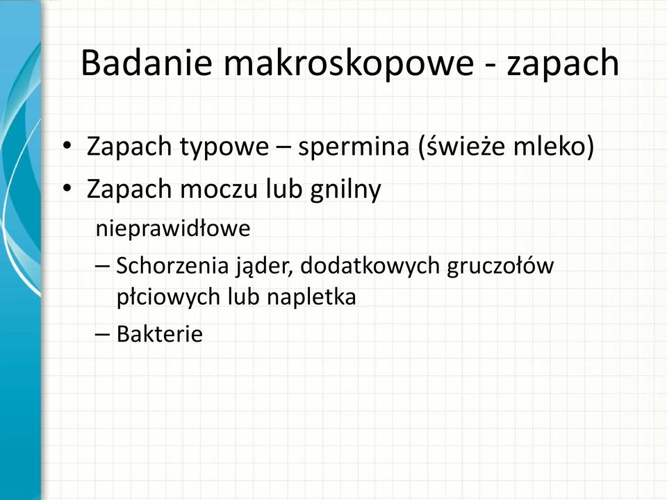 gnilny nieprawidłowe Schorzenia jąder,