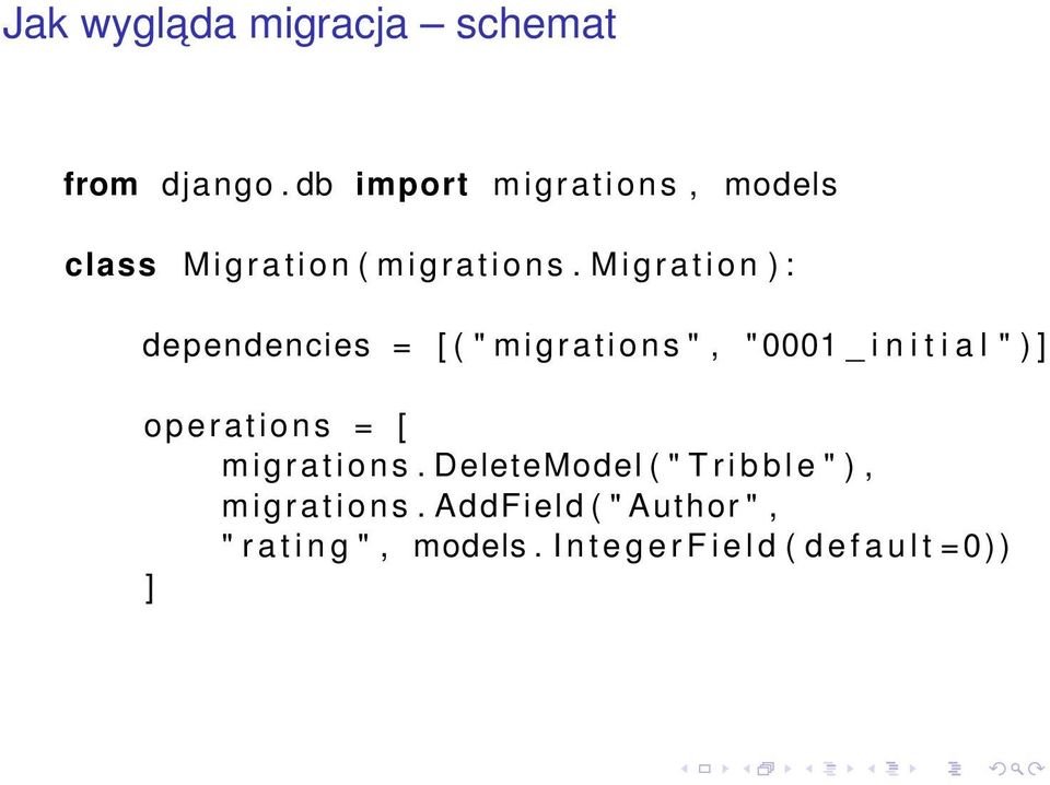 M i g r a t i o n ) : dependencies = [ ( " m i g r a t i o n s ", " 0001 _ i n i t i a l " ) ]