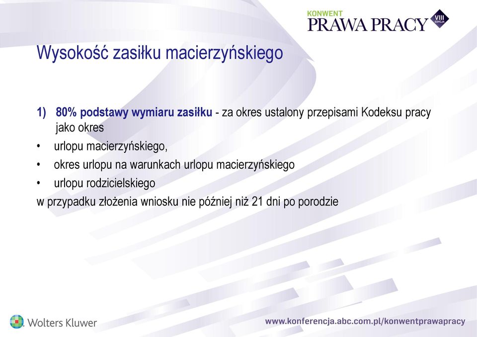 macierzyńskiego, okres urlopu na warunkach urlopu macierzyńskiego