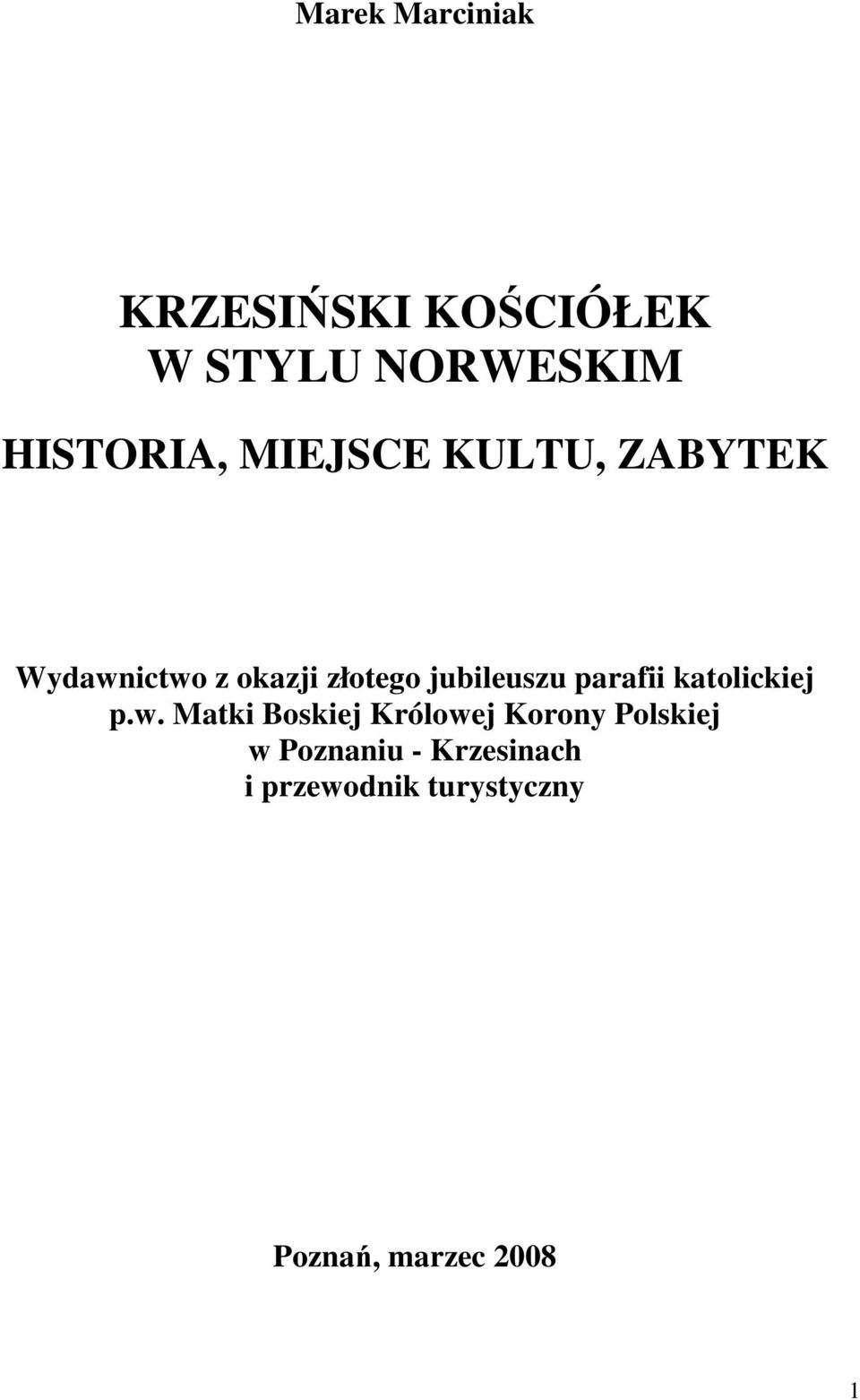 parafii katolickiej p.w.