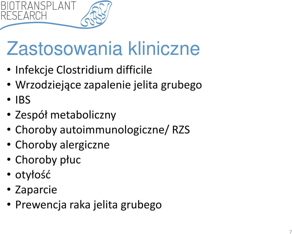 metaboliczny Choroby autoimmunologiczne/ RZS Choroby