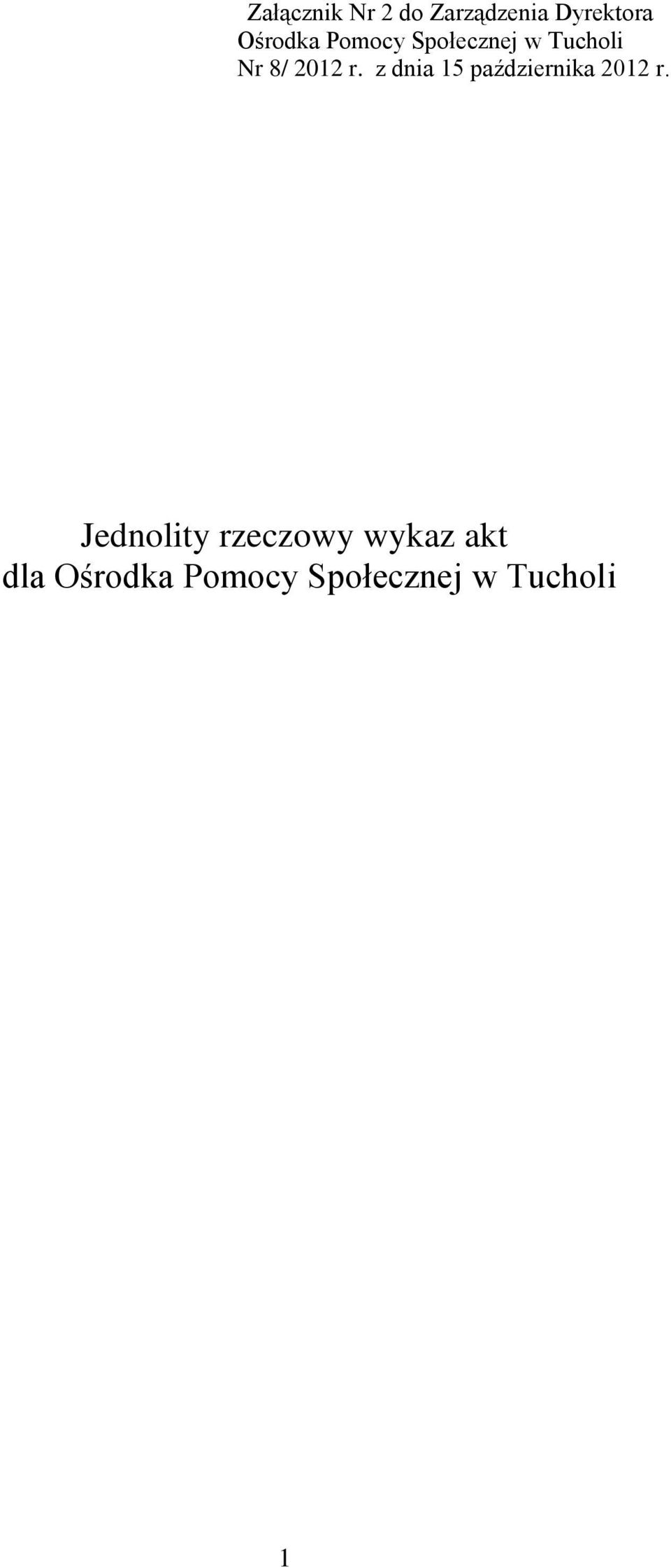 z dnia 15 października 2012 r.