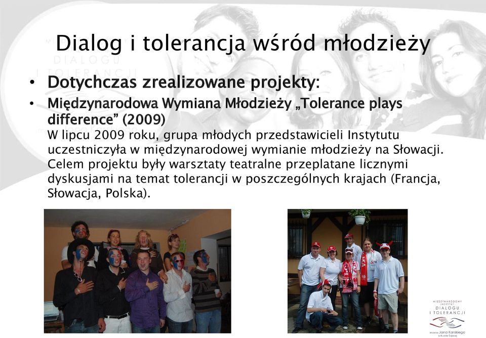 wymianie młodzieży na Słowacji.