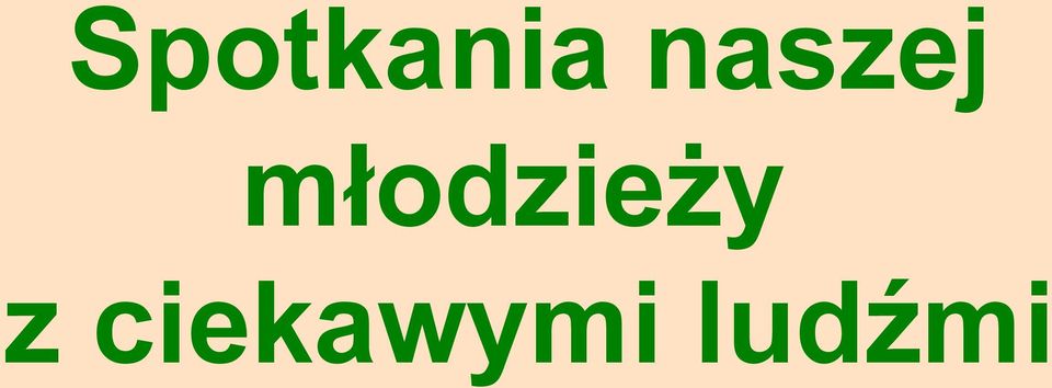 młodzieży z