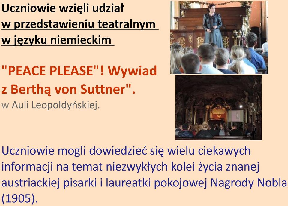 Uczniowie mogli dowiedzieć się wielu ciekawych informacji na temat
