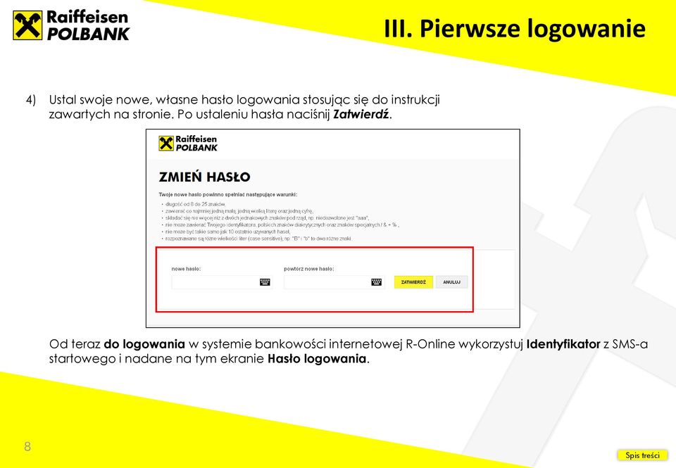 Od teraz do logowania w systemie bankowości internetowej R-Online wykorzystuj