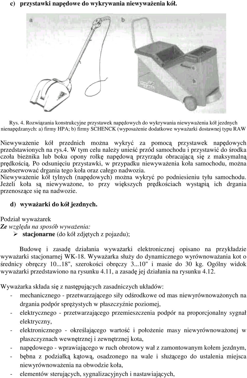 przednich mona wykry za pomoc przystawek napdowych przedstawionych na rys.4.