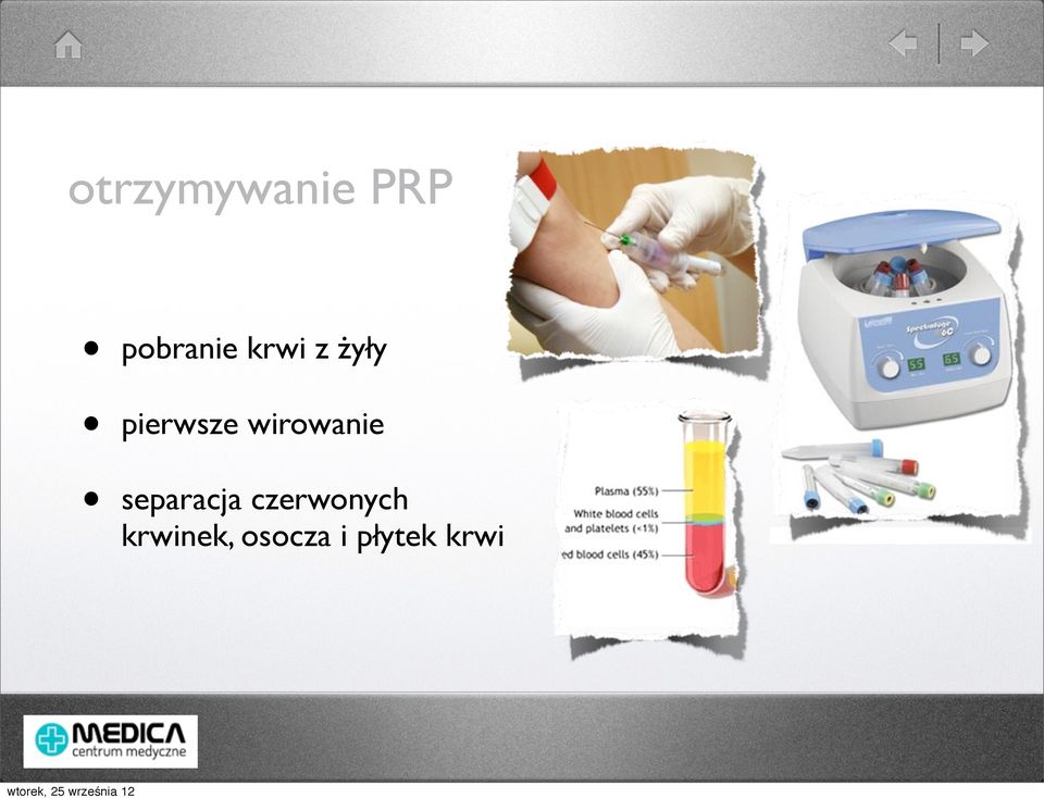 wirowanie separacja