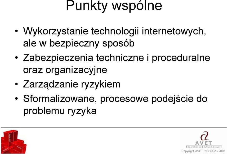 techniczne i proceduralne oraz organizacyjne