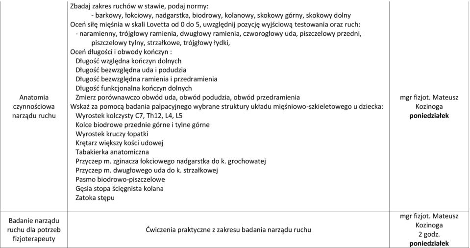 przedni, piszczelowy tylny, strzałkowe, trójgłowy łydki, Oceń długości i obwody kończyn : Długość względna kończyn dolnych Długość bezwzględna uda i podudzia Długość bezwzględna ramienia i