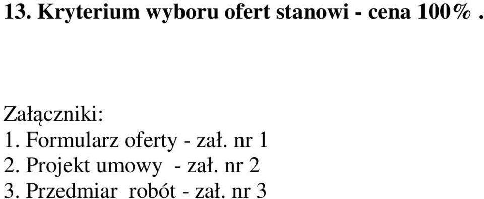 Formularz oferty - zał. nr 1 2.