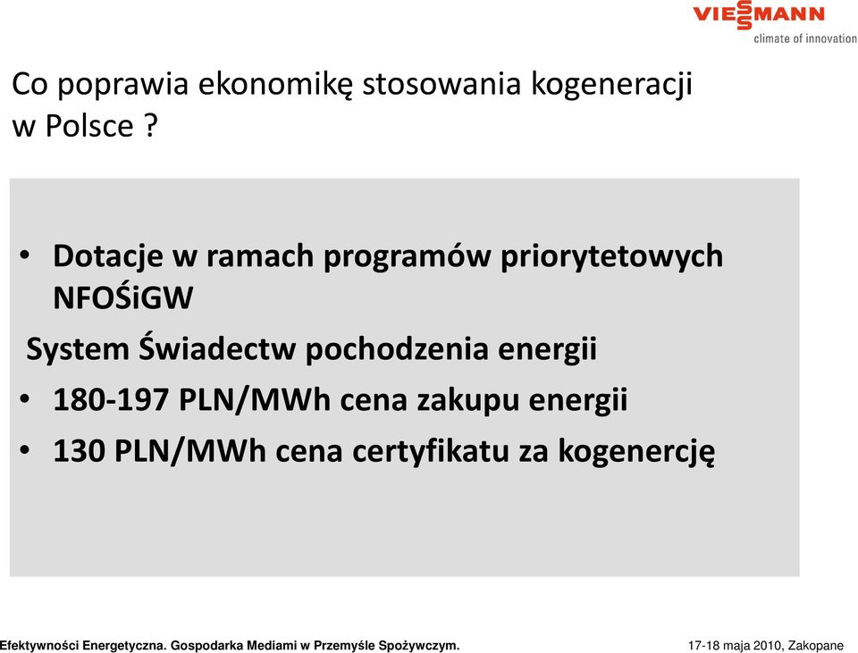 System Świadectw pochodzenia energii 180-197 PLN/MWh