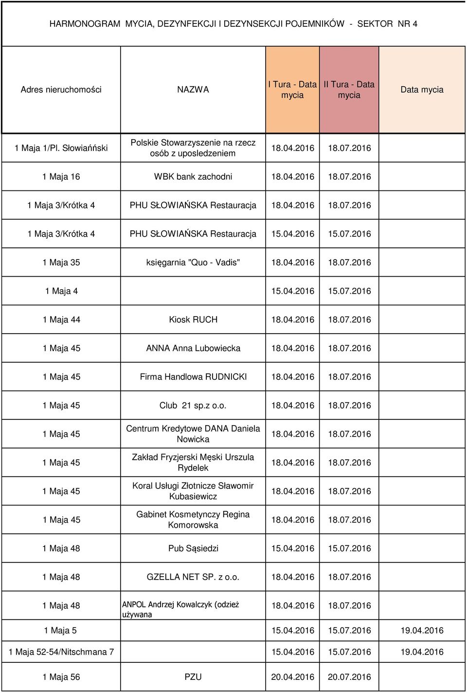 2016 1 Maja 35 księgarnia "Quo 