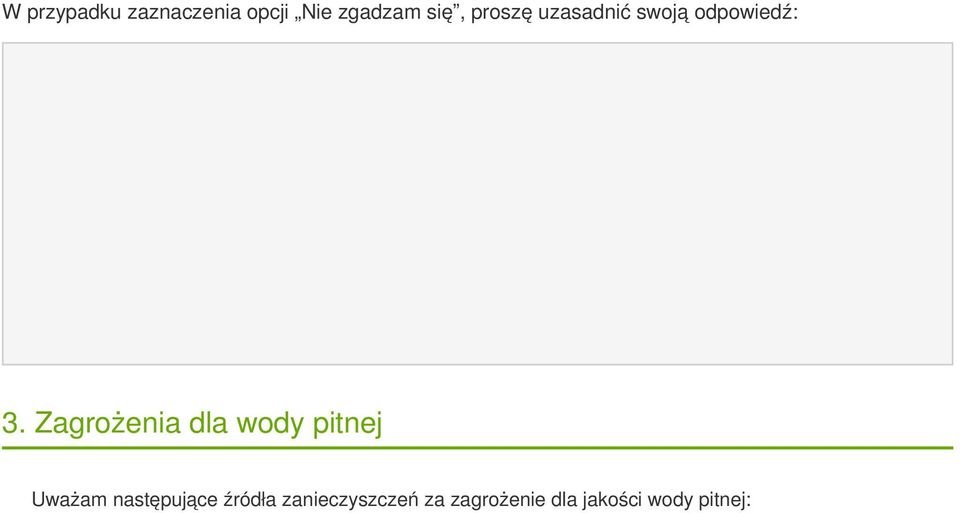 Zagrożenia dla wody pitnej Uważam