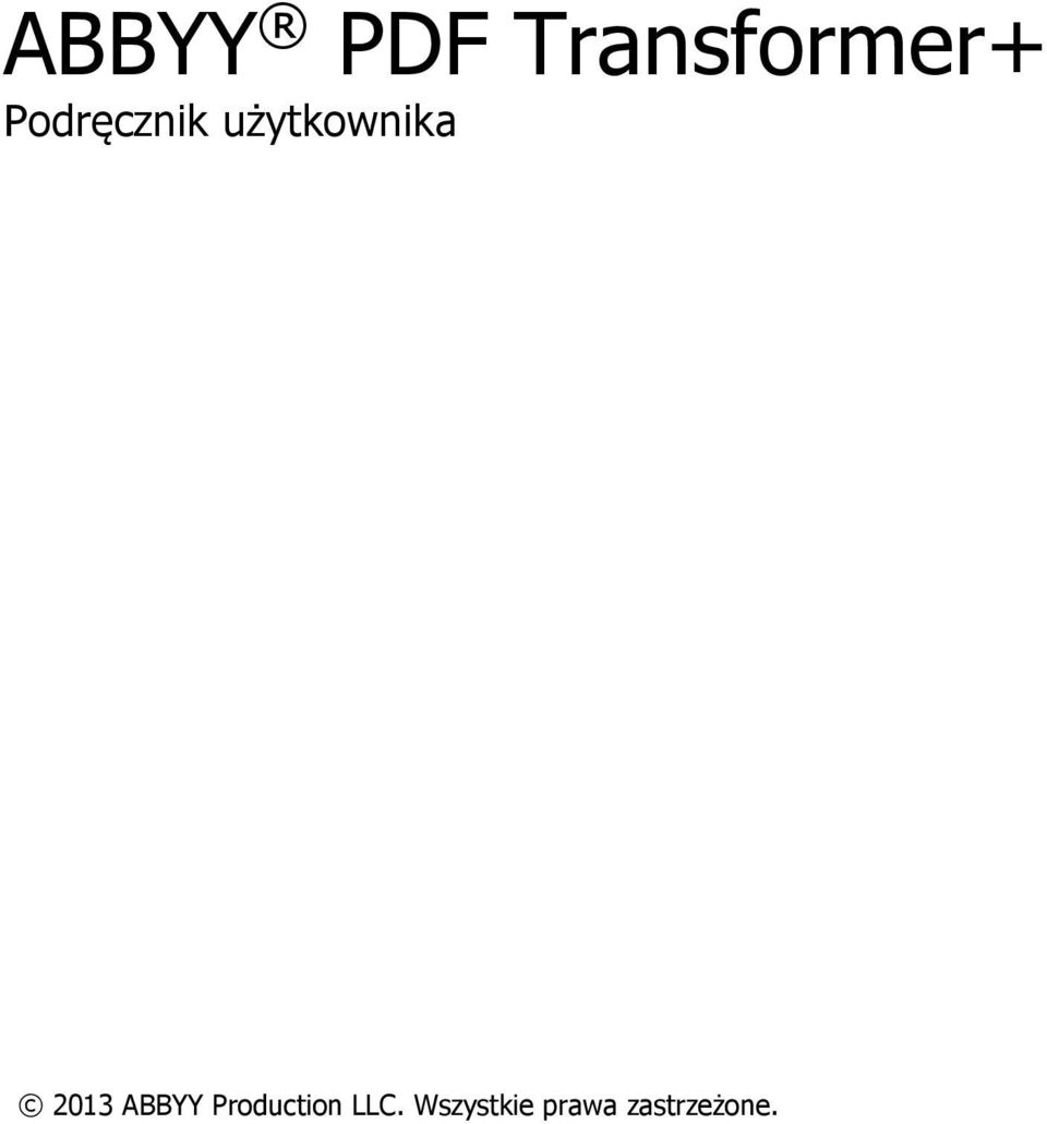ABBYY Production