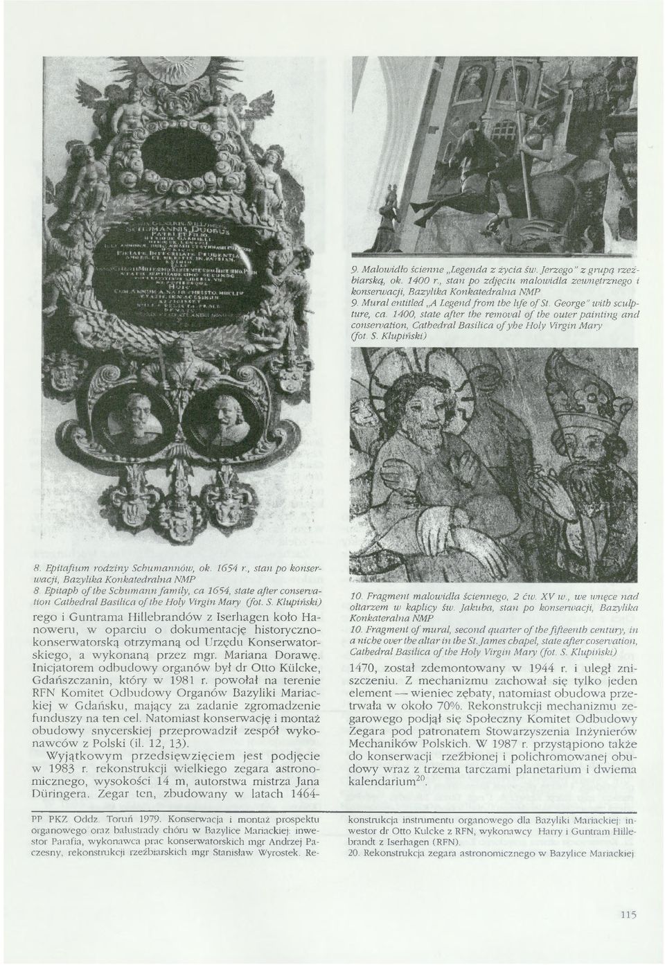 Epitafium, rodziny Schumannów, ok. 1654 r., stan po konserwacji, Bazylika Konkatedralna NMP 8.