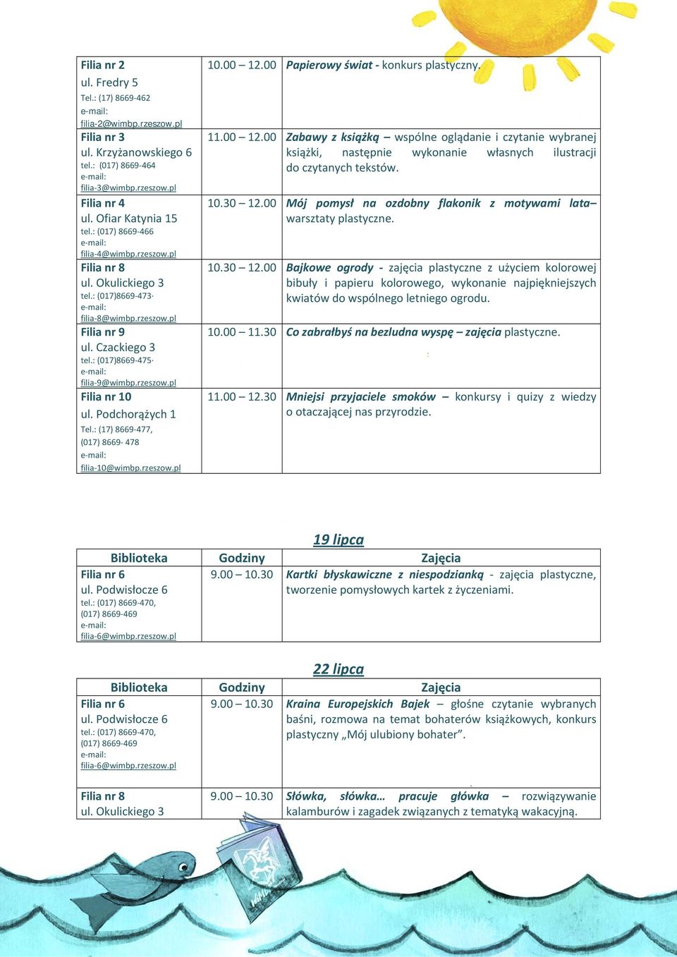 00 Mój pomysł na ozdobny flakonik z motywami lata warsztaty plastyczne. 10.30 12.
