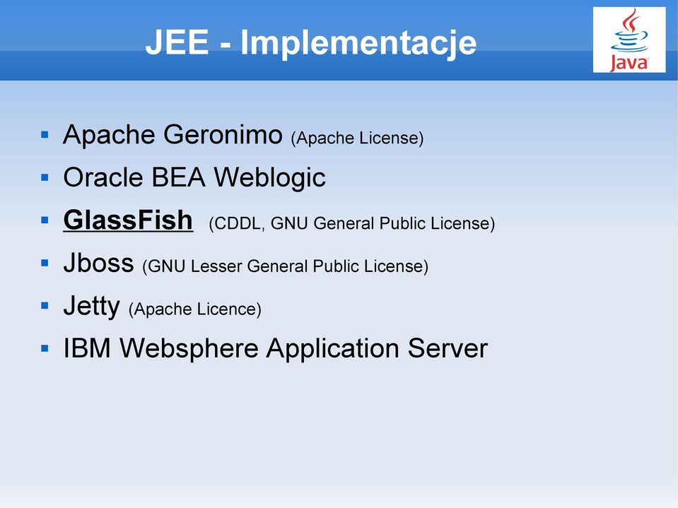 Public License) Jboss (GNU Lesser General Public