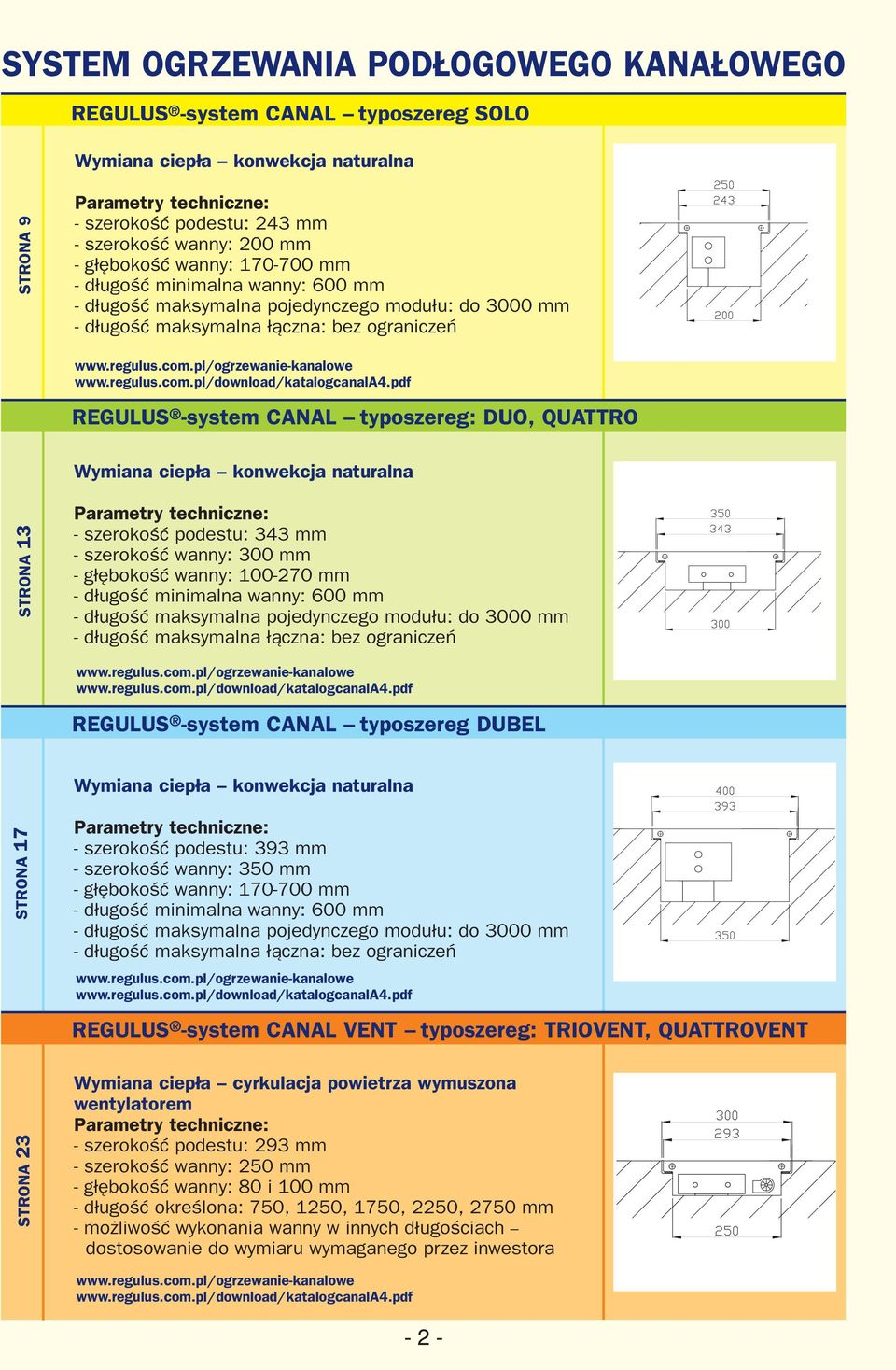 pl/ogrzewanie-kanalowe www.regulus.com.pl/download/katalogcanala4.